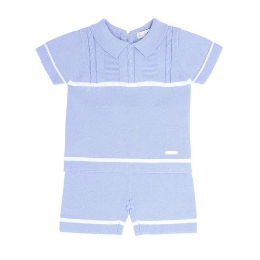 Boys Baby Blue 2-Piece Set