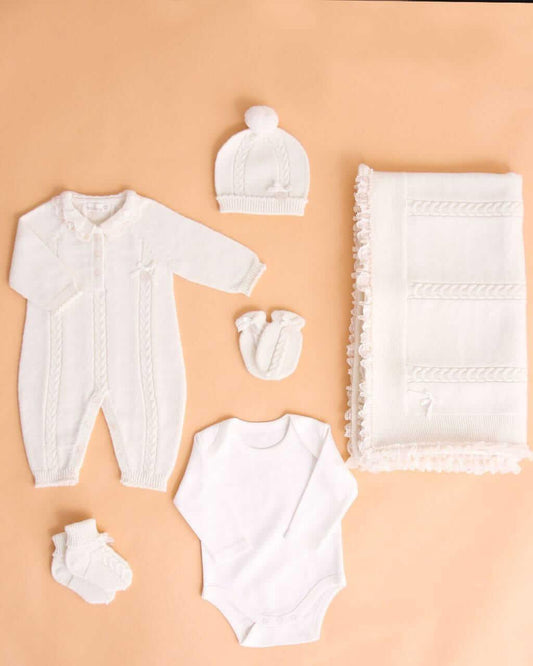 Baby Girl Wool Newborn Set - Baby Chic Boutique