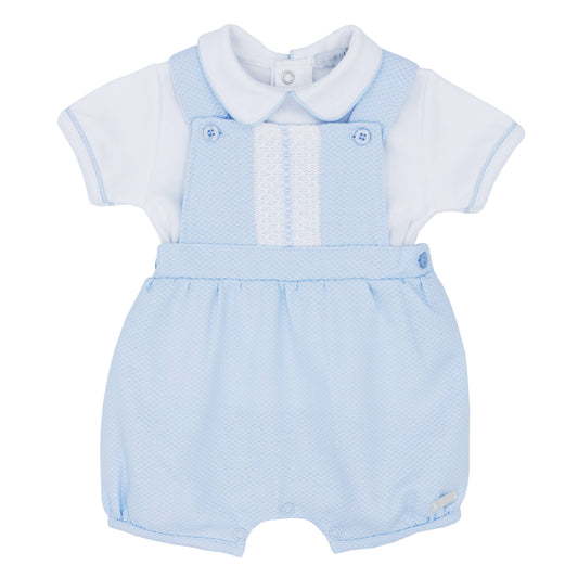 Boys Blue Romper Set