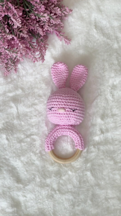 Bunny Crochet Rattle