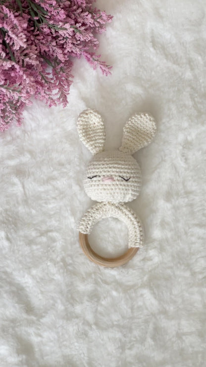 Bunny Crochet Rattle