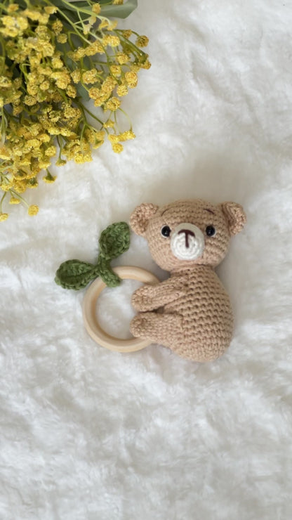 Bear Crochet Rattle